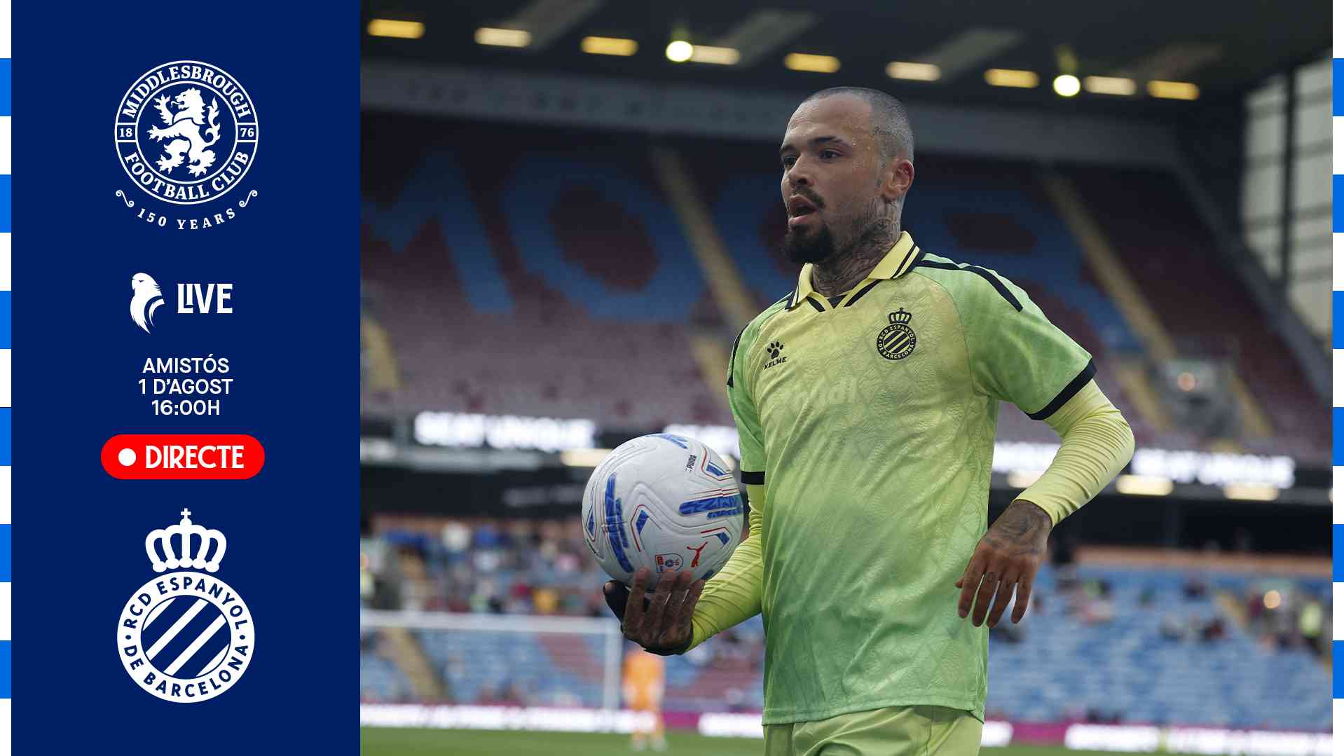 Middlesbrough FC - | RCD Espanyol. Preseason 2026/27