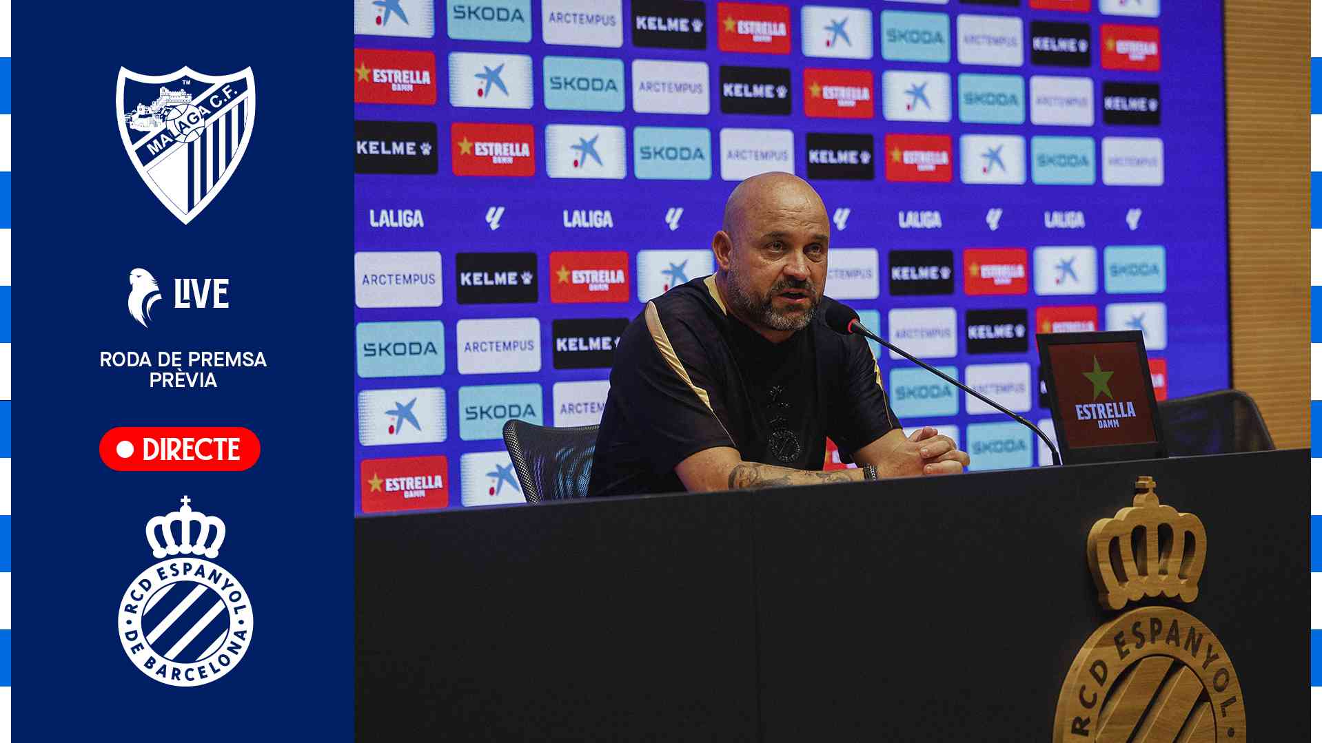 Manolo González's press conference before Málaga - | Espanyol